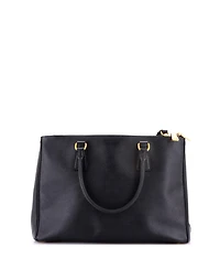 Pre-Owned Prada Medium Double Zip Lux Tote Saffiano Leather