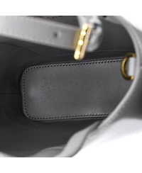 Pre-Owned Prada Logo Convertible Tote Brushed Leather