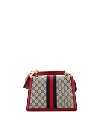 Pre-Owned Gucci Small Queen Margaret Top Handle Bag Gg Coated Canvas with Leather
