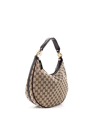 Pre-Owned Gucci Medium Twins Hobo Gg Canvas
