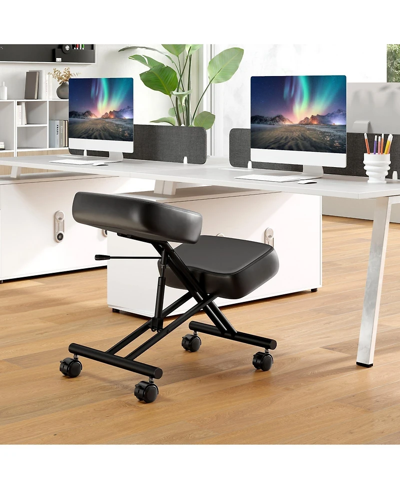 Sugift Height Adjustable Kneeling Chair Posture Correction Stool