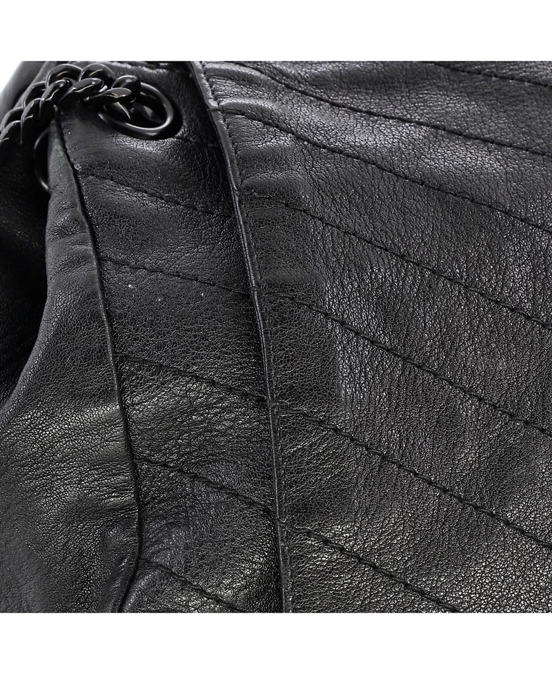 Pre-Owned Saint Laurent Medium Nolita Satchel Matelasse Chevron Leather