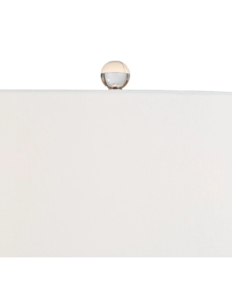 360 Lighting Marnie 27 3/4" Tall Curved Modern Coastal Table Lamps Set of 2 Art Glass Living Room Bedroom (Colors May Vary)