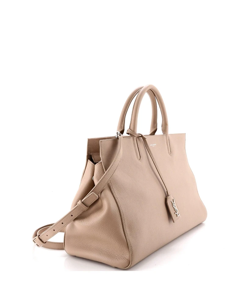 Pre-Owned Saint Laurent Medium Rive Gauche Cabas Leather