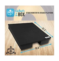 Pyle Sound Dampening Speaker Riser Foam