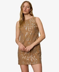 Sanctuary Women's Embellished Crewneck Straight Shift Dress