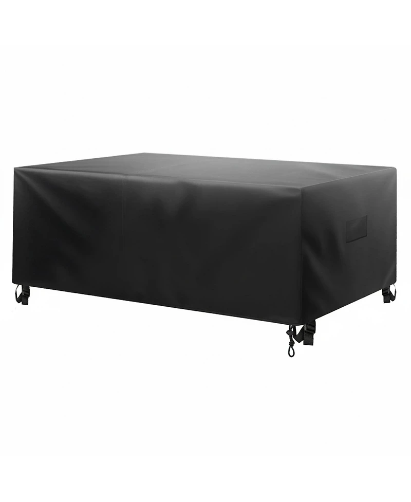 Gouun 420D Heavy Duty Waterproof Rectangular Patio Furniture Cover, 88 x 62 x 28 in