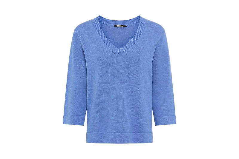 Olsen Women's Solid V-Neck Sweater