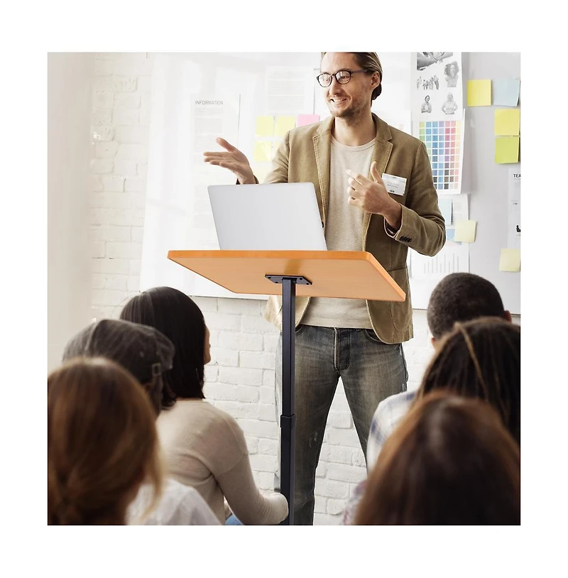 Pyle Portable Floor Lectern Podium Stand