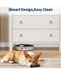 gaomon Modern 5 Drawer Wooden Dresser Storage Chest