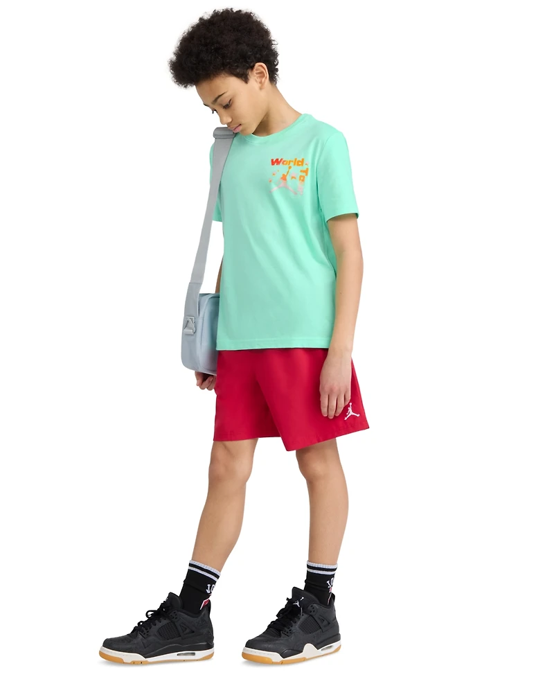 Jordan Boys' 8-20 World Tour Short-Sleeve T-Shirt