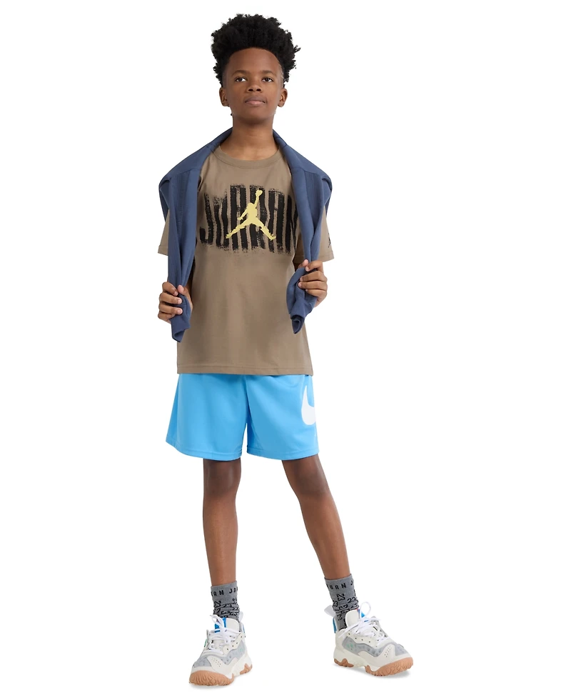 Jordan Boys' 8-20 Distressed Short-Sleeve T-Shirt