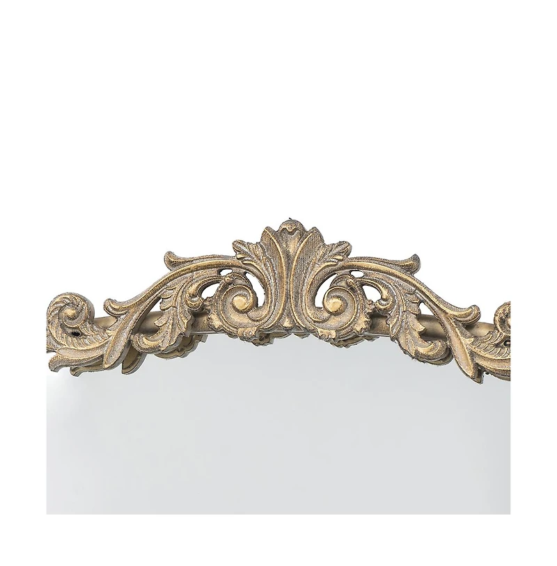 Busdays 24" x 42" Arch Mirror, Baroque Inspired Wall Decor for Bathroom Bedroom Living Room