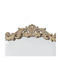 Busdays 24" x 42" Arch Mirror, Baroque Inspired Wall Decor for Bathroom Bedroom Living Room
