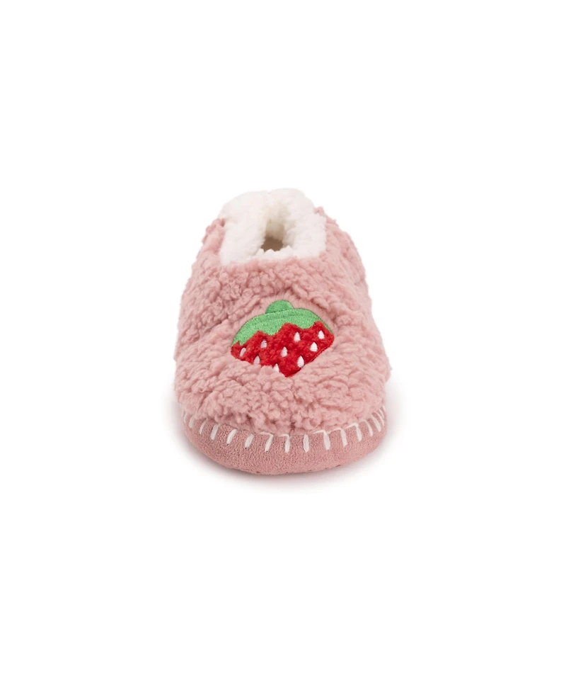 Muk Luks Women's Shearling Ballerina Slipper with Applique