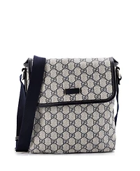 Pre-Owned Gucci Small Flap Messenger Gg Coated Canvas
