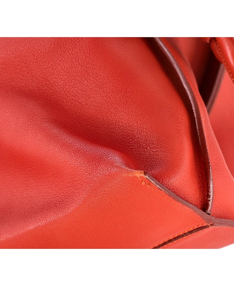 Pre-Owned Loewe Large Flamenco Knot Messenger Bag Leather