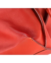 Pre-Owned Loewe Large Flamenco Knot Messenger Bag Leather