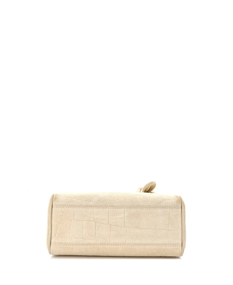 Pre-Owned Jacquemus Le Petite Turismo Bag Embossed Suede
