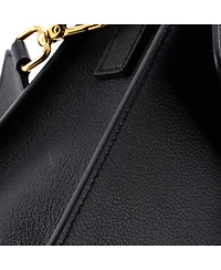 Pre-Owned Versace La Medusa Top Handle Tote Bag Leather