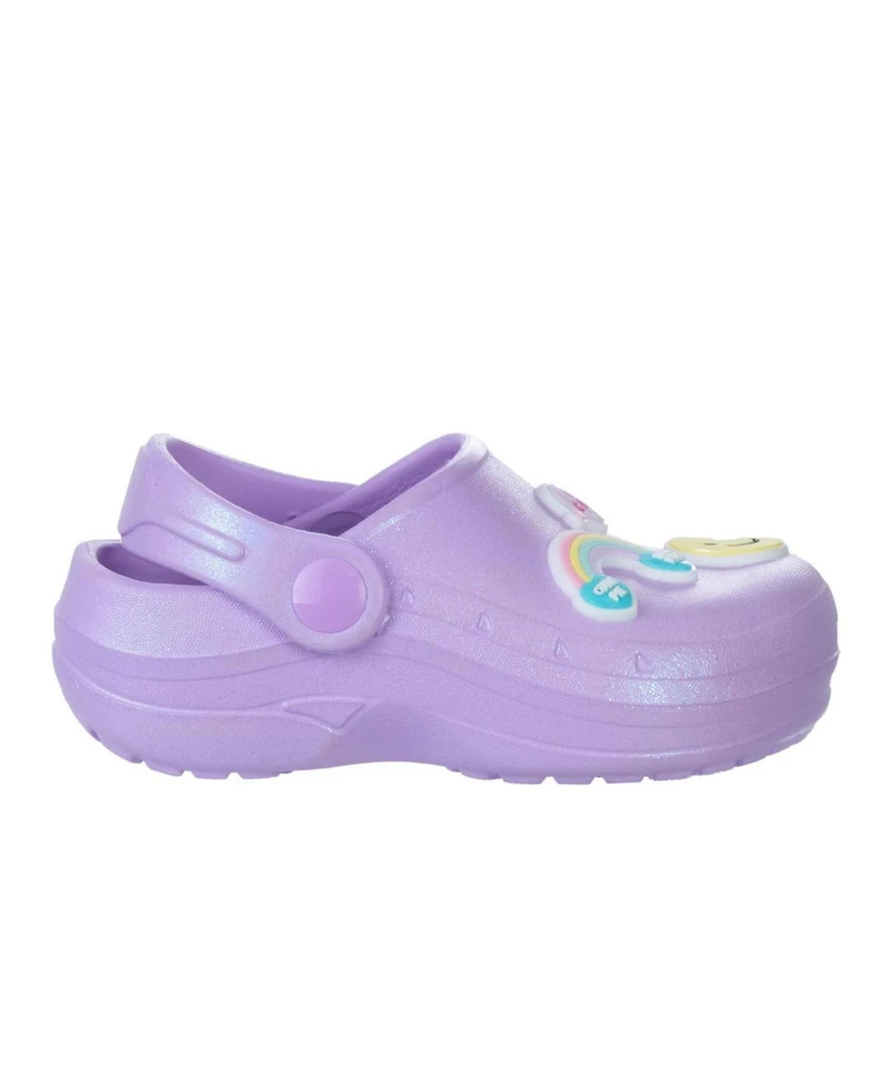 SweetHearts Little Girls Candy & Rainbow Design Clogs (Toddler)
