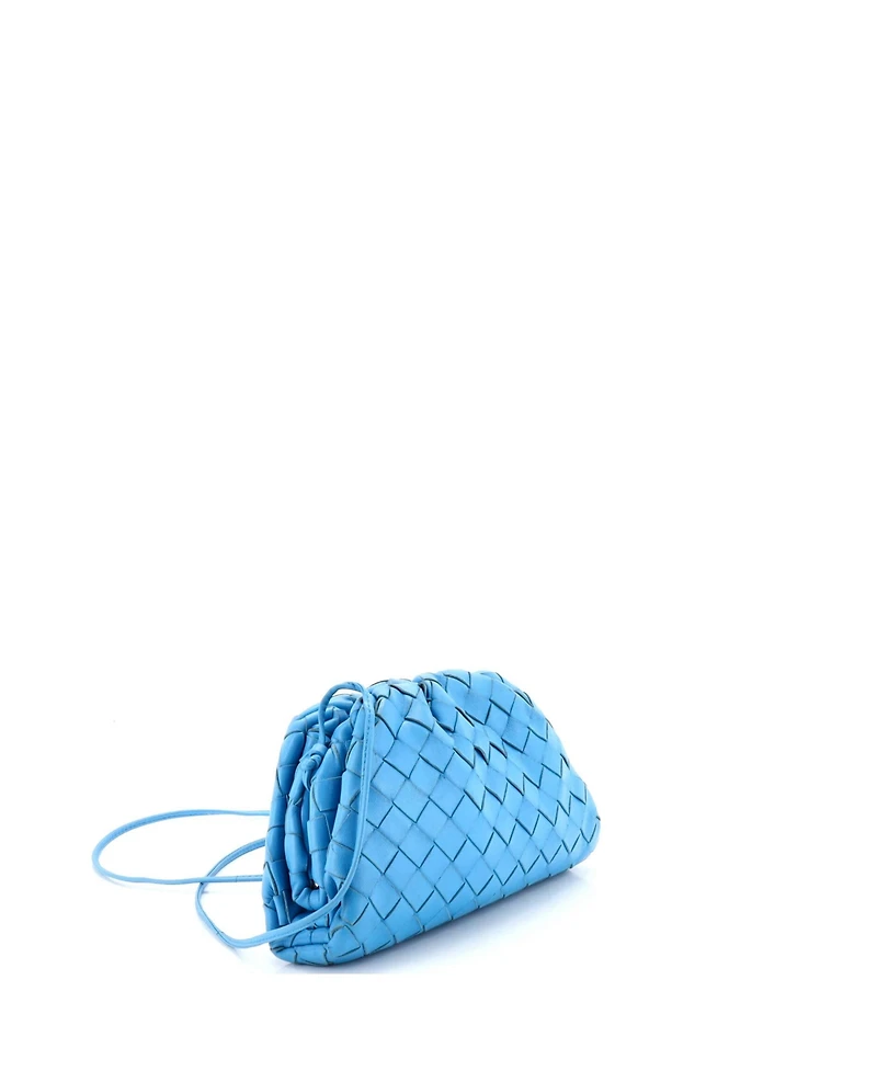Pre-Owned Bottega Veneta Mini The Pouch Intrecciato Nappa