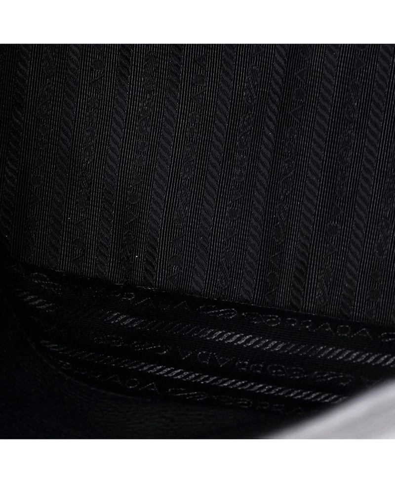 Pre-Owned Prada Medium Logo Strap Hobo Leather