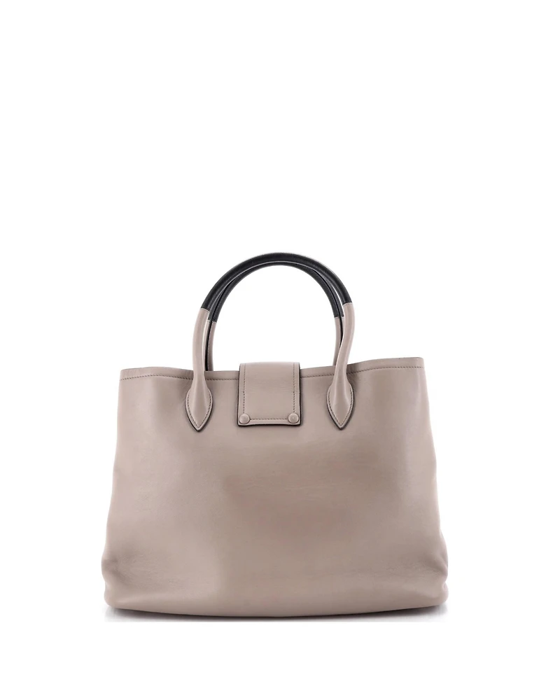 Pre-Owned Prada Medium Ribbon Tote City Calfskin