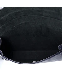 Pre-Owned Fendi Baguette Soft Trunk Phone Pouch Zucca Embossed Leather