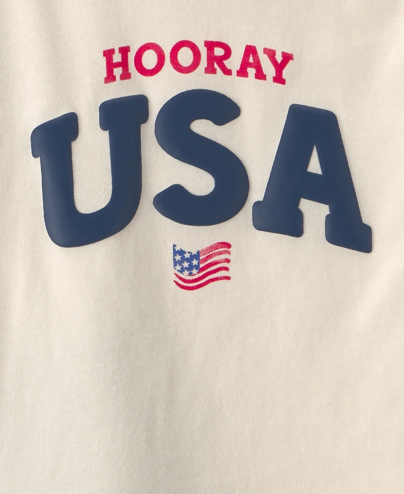 Carter's Boys' 2T-5T Usa Top and Shorts, 2-Piece Set