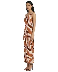 Donna Morgan Women's Aria Scoop Neck Midi Dress