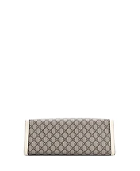 Pre-Owned Gucci Medium Padlock Chain Tote Gg Coated Canvas with Leather