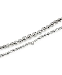 Pre-Owned Tiffany & Co Sterling Silver HardWear Graduating Ball Necklace