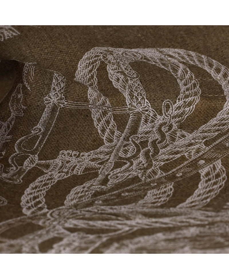 Pre-Owned HERMES Pm Petit H Bell Tote Toile and Leather