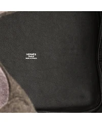 Pre-Owned HERMES Mm Picotin Lock Bag Felt with Leather