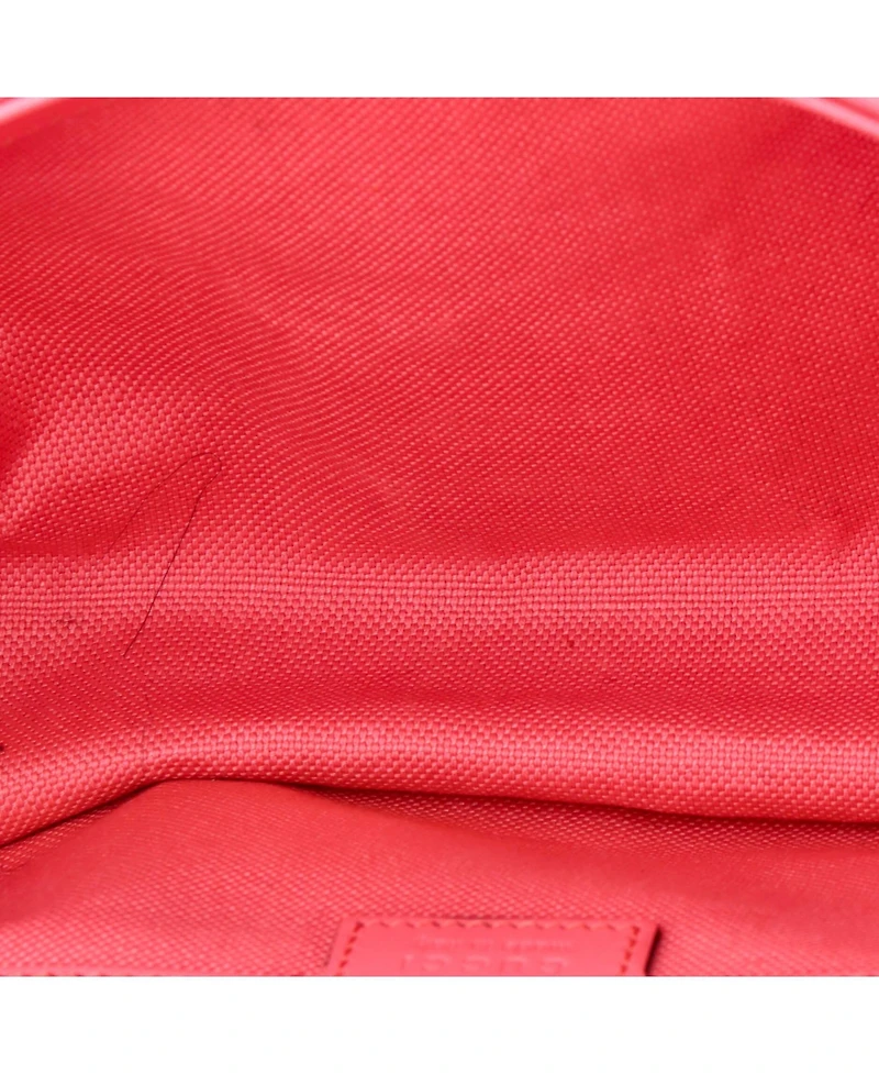 Pre-Owned Gucci Small Gg Marmont Flap Bag Matelasse Shearling