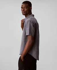 Calvin Klein Men's Yarn-Dyed Plaid Shirt