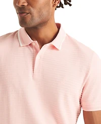 Nautica Men's Short-Sleeve Jacquard Polo Shirt
