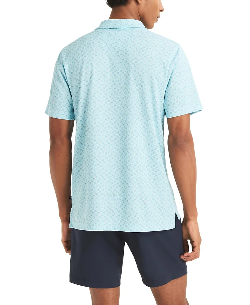 Nautica Men's Print Golf Polo Shirt