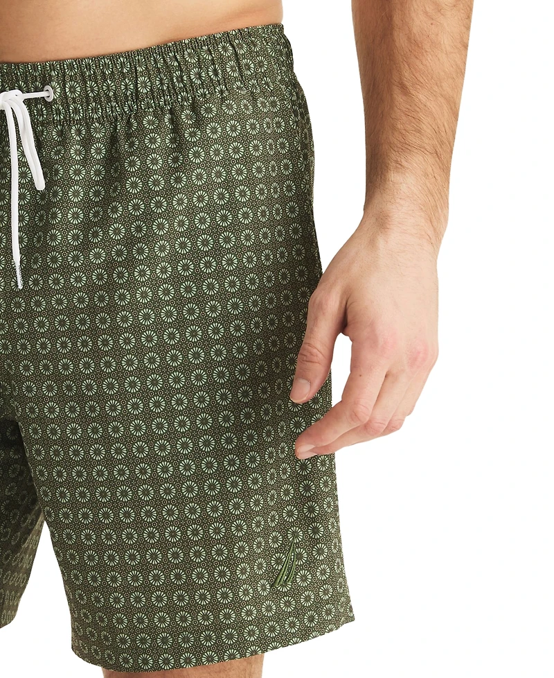 Nautica Men's Full Elastic Boxer Liner Swimsuit