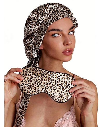 Silksilky Pure Silk Bonnet+Eye Mask Set