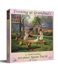 SunsOut Evening at Grandma's 500 piece Jigsaw Puzzle for Adults Mothers Day