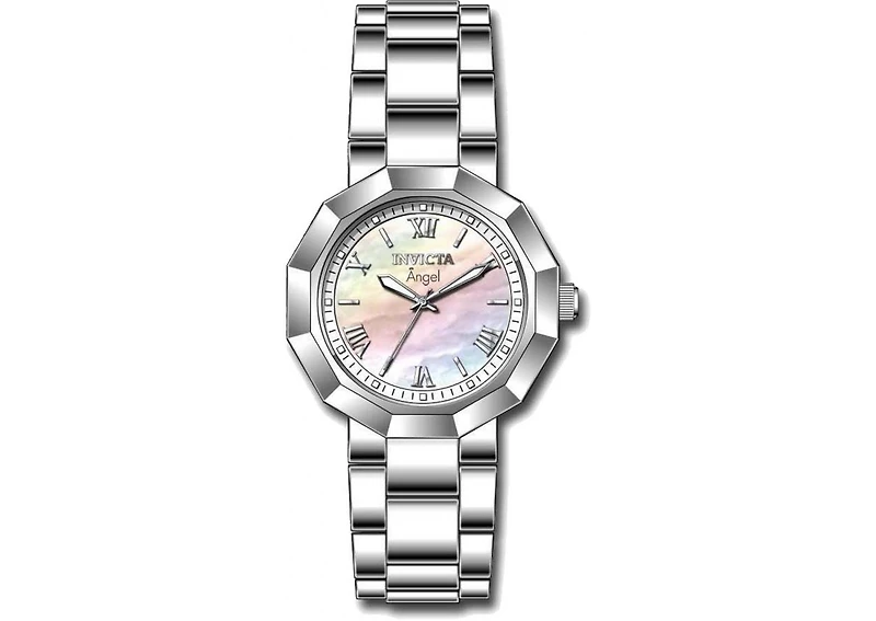 Invicta Women's 0542 Angel Quartz Mother of Pearl Dial Watch