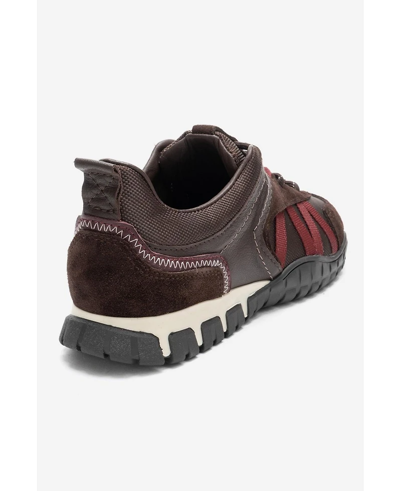 Forever & Always Shoes Women's Fiera Leather Mesh Sneaker