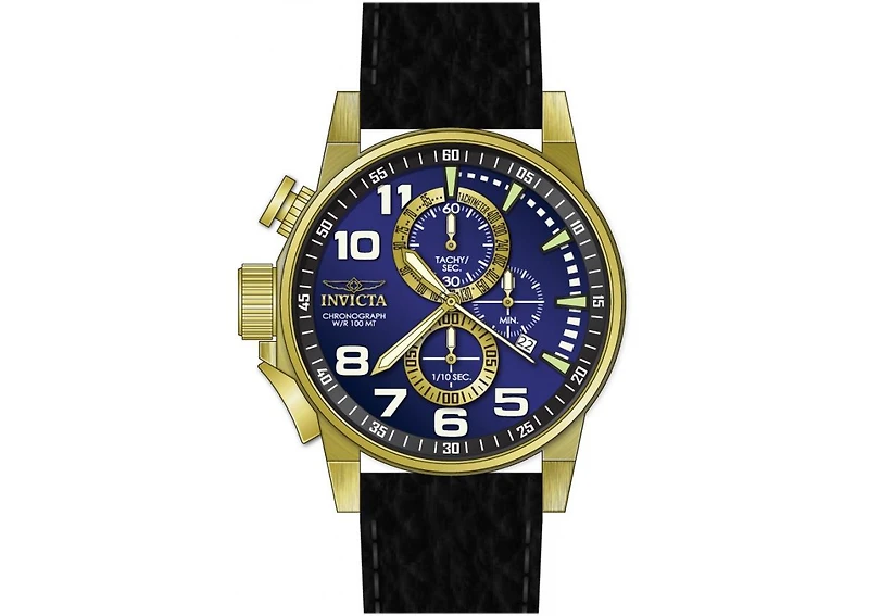 Invicta Unisex 13055 I-Force Lefty Quartz Chronograph Dial Watch