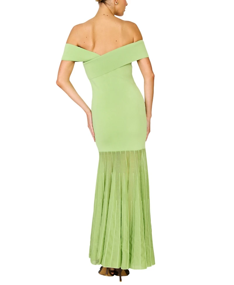 Line & Dot Women's Rowan Off-The-Shoulder Sweater Dress