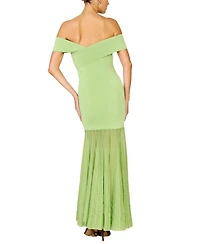 Line & Dot Women's Rowan Off-The-Shoulder Sweater Dress