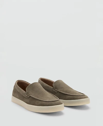 Mango Men's Split Leather Shoes