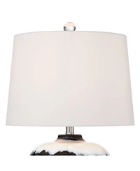 360 Lighting Hulda 26" High Art Glass Table Lamp Set of 2