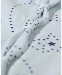 MeMoi Baby Boys "Entangled Stars" 100% Cotton Front-Snap Footie